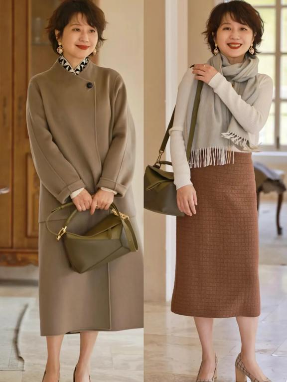 女人穿搭如何高级又减龄,基础款穿搭时尚保暖包揽整个冬天