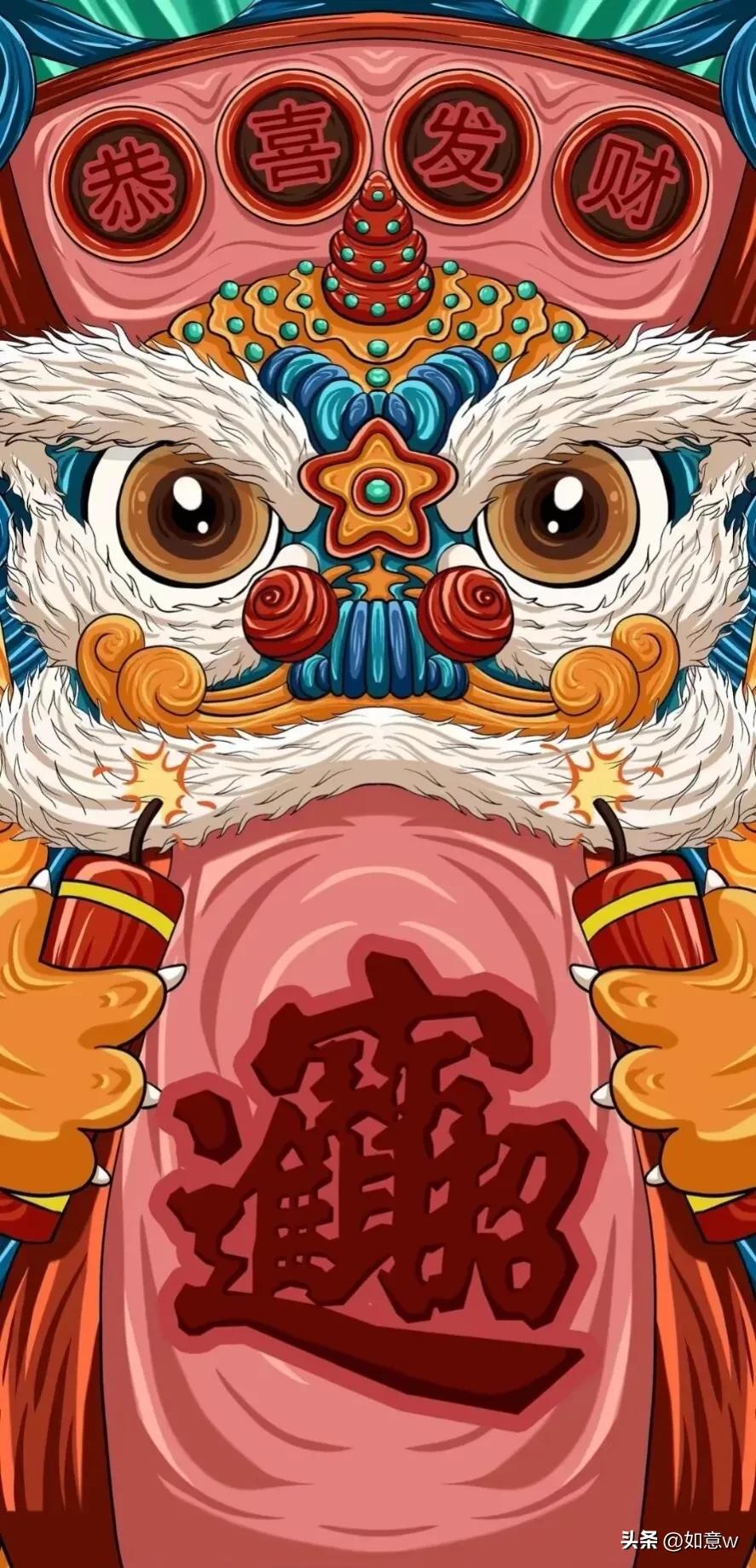 2023财神爷壁纸高清图文,2023年财神爷手机壁纸暴富图文