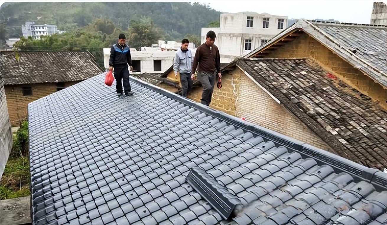 仿古小青瓦漏水维修,旧房顶漏水修补方法树脂瓦