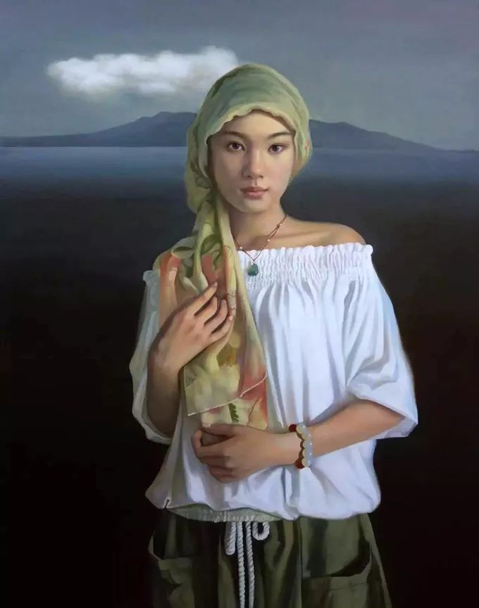 一个喜欢用上帝视角绘画女性人体美的画家，《心中的美好》舒展美