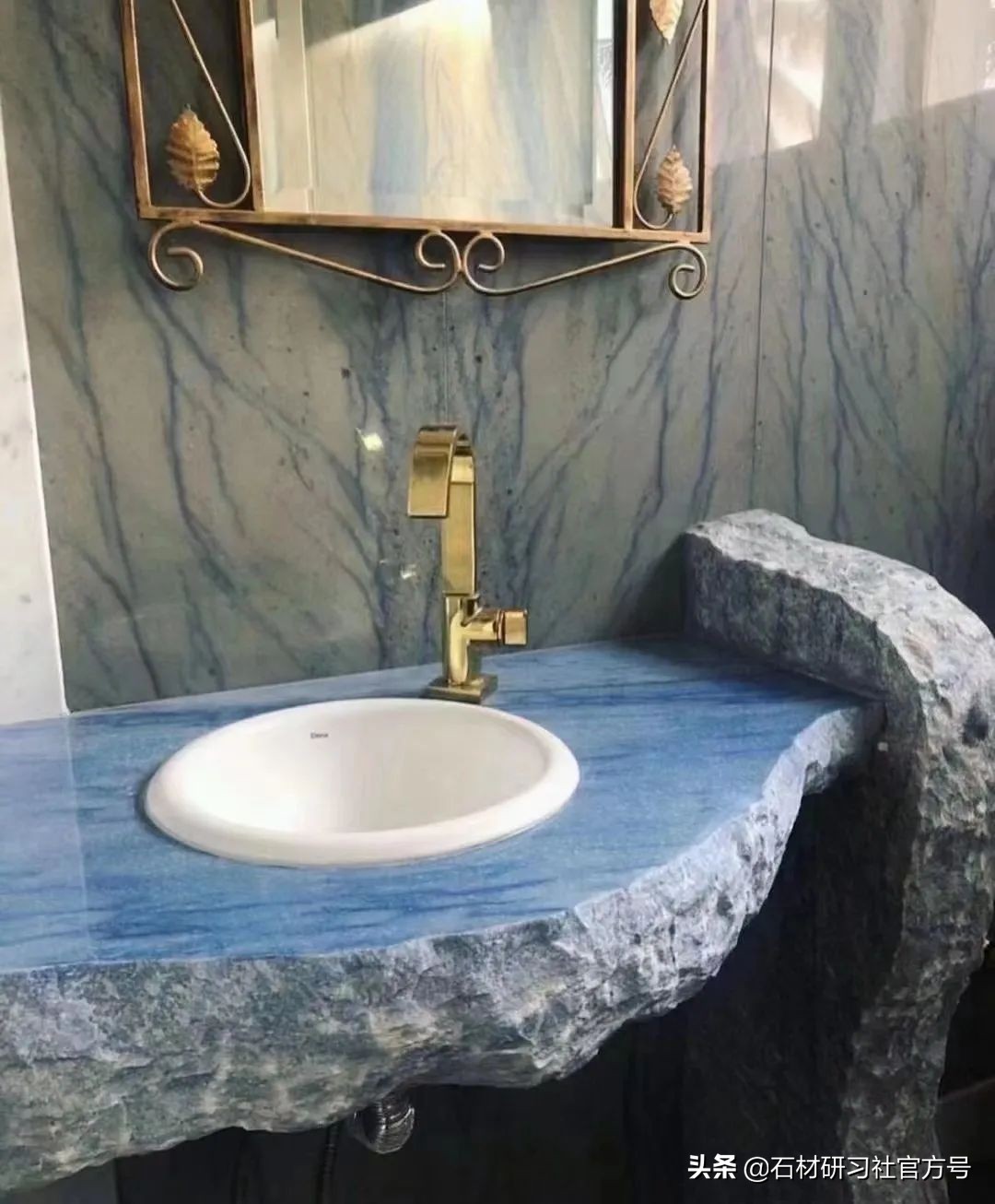 高端大气上档次低调奢华石材,石材蓝色经典