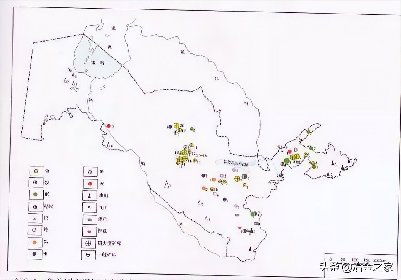中亚五国煤炭储量,中亚五国矿产资源总值