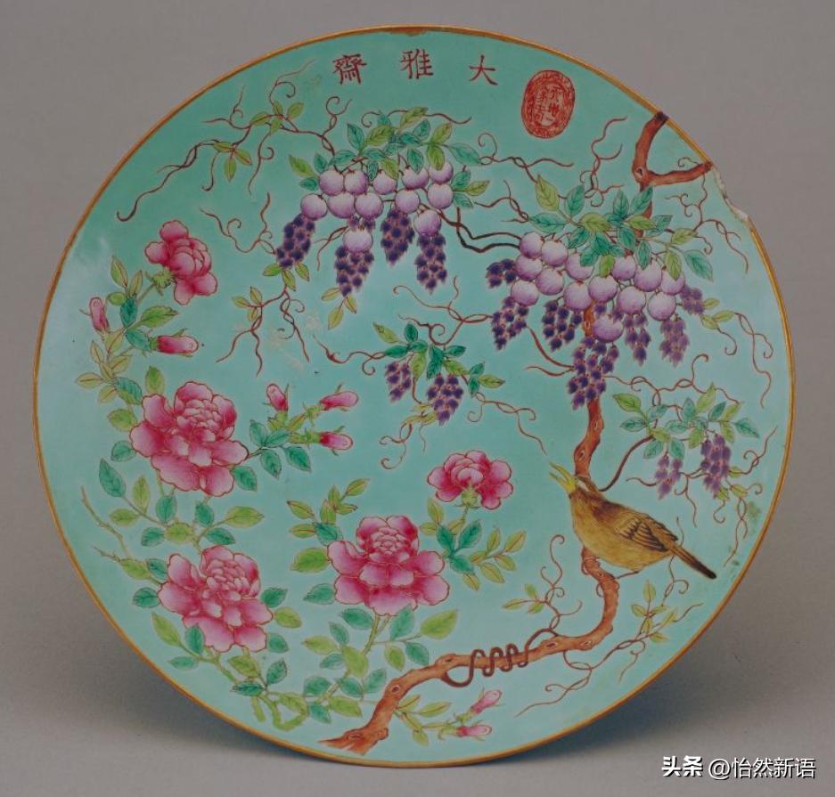 怎样鉴定粉彩瓷的手绘和贴花,如何区分珐琅彩和粉彩瓷器