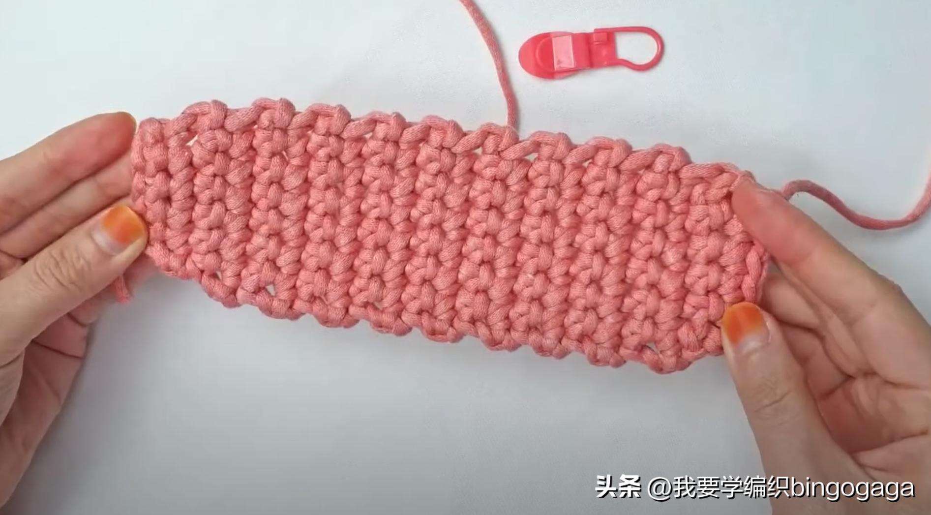 祖母方格小包包拼接编织教程,方形镂空小花包编织教程