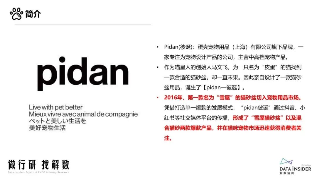 宠物用品Pidan品牌调研