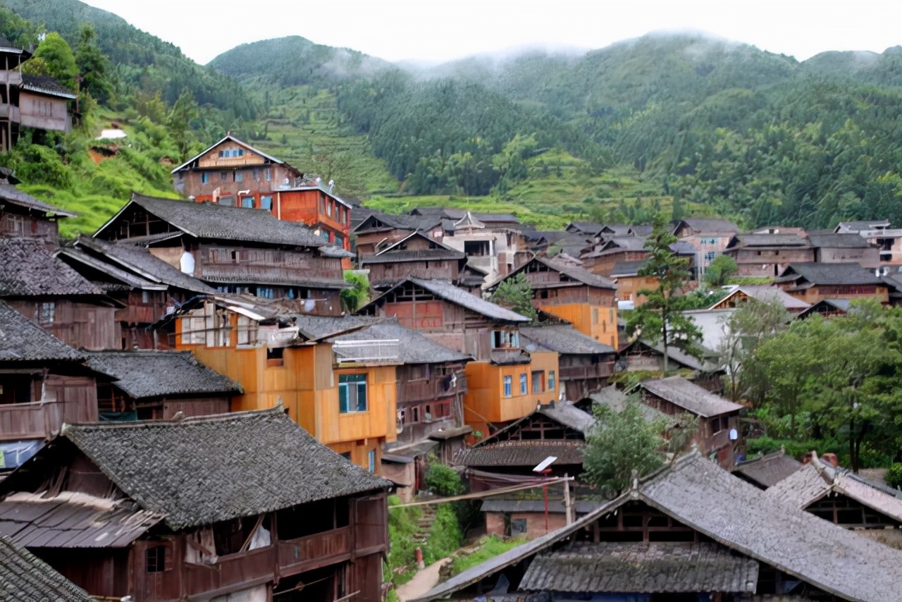 贵州农村奇特的建筑,贵州奇葩的村
