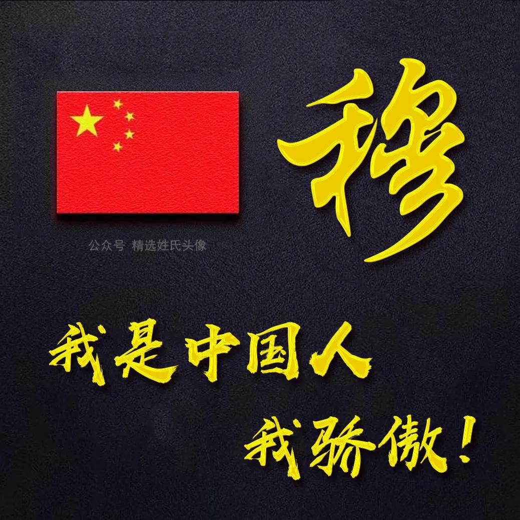 带有五星红旗的爱国头像,五星红旗加曹姓氏头像