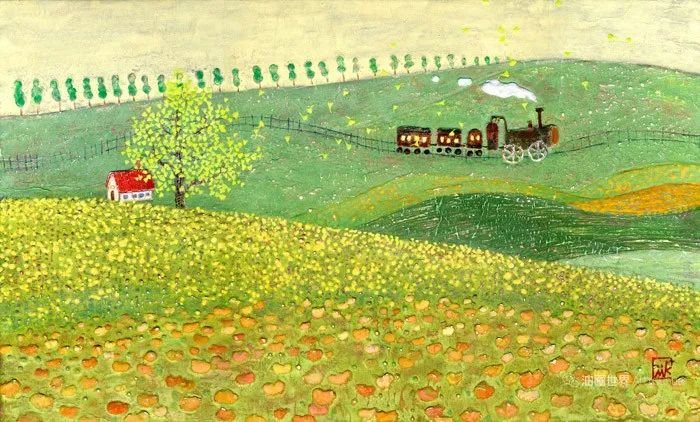 日本画家写生作品欣赏,日本水彩画家作品欣赏超美