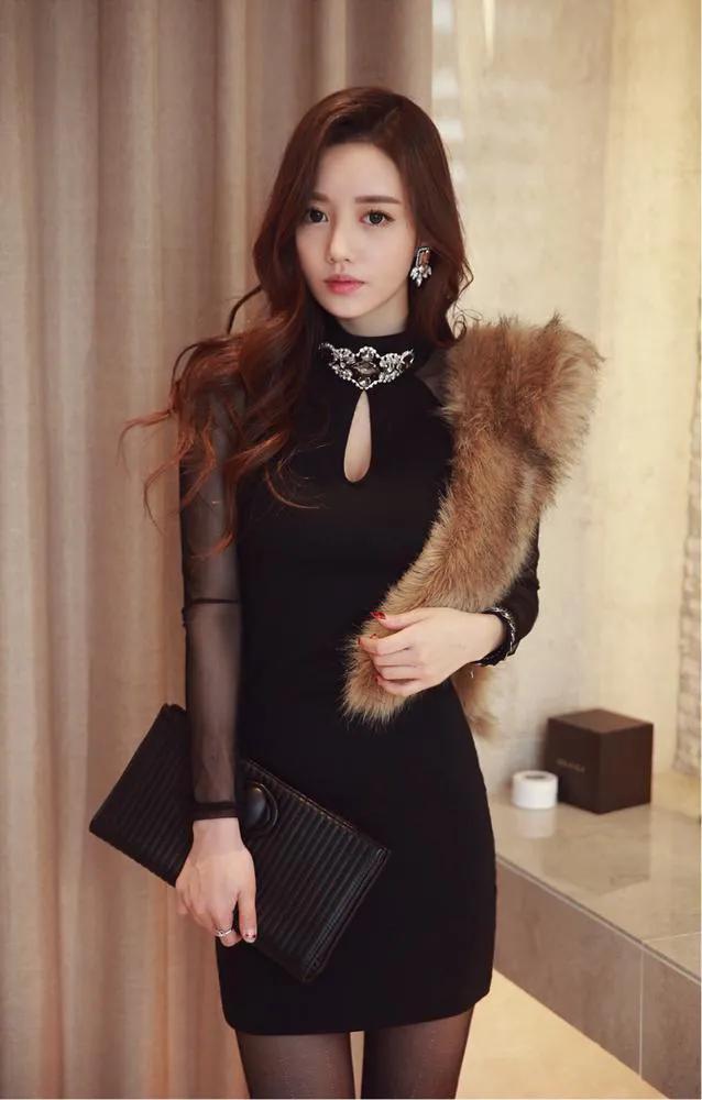 孙允珠高领修身毛衣美图,孙允珠高清美图