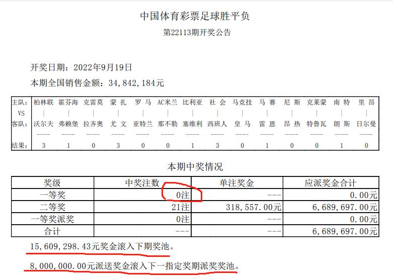 2013传统足彩派奖公告,传统足彩派奖率