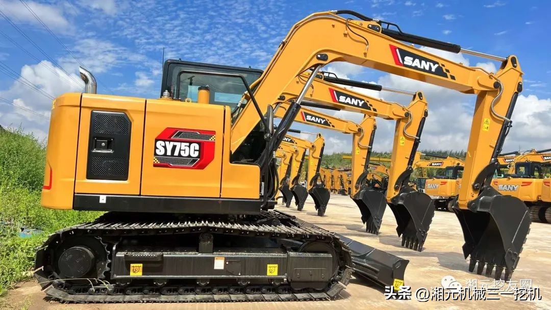 三一小挖75全新,三一sy75c国四新款多少钱