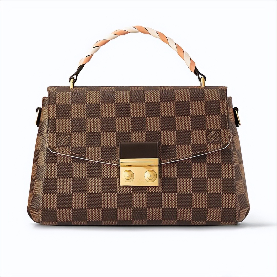 louisvuitton棕棋盘手拿包价格,louisvuitton包包的肩带会硬吗