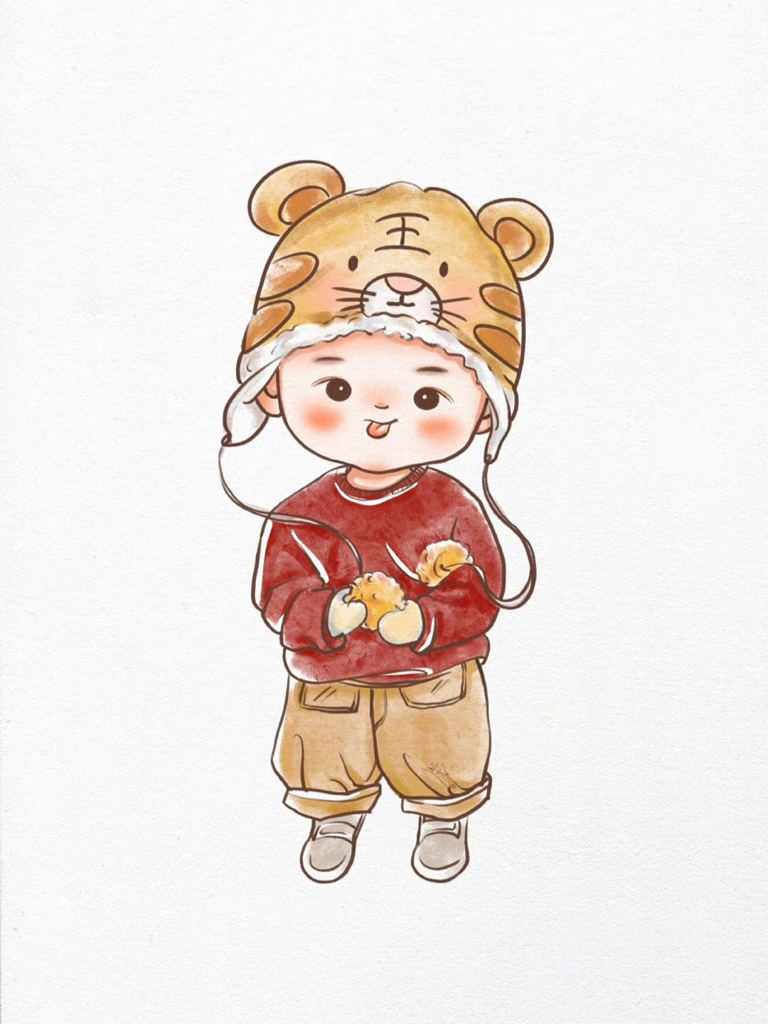 可爱小孩女头搞怪萌娃情头,情侣头像超可爱的萌娃新年情头