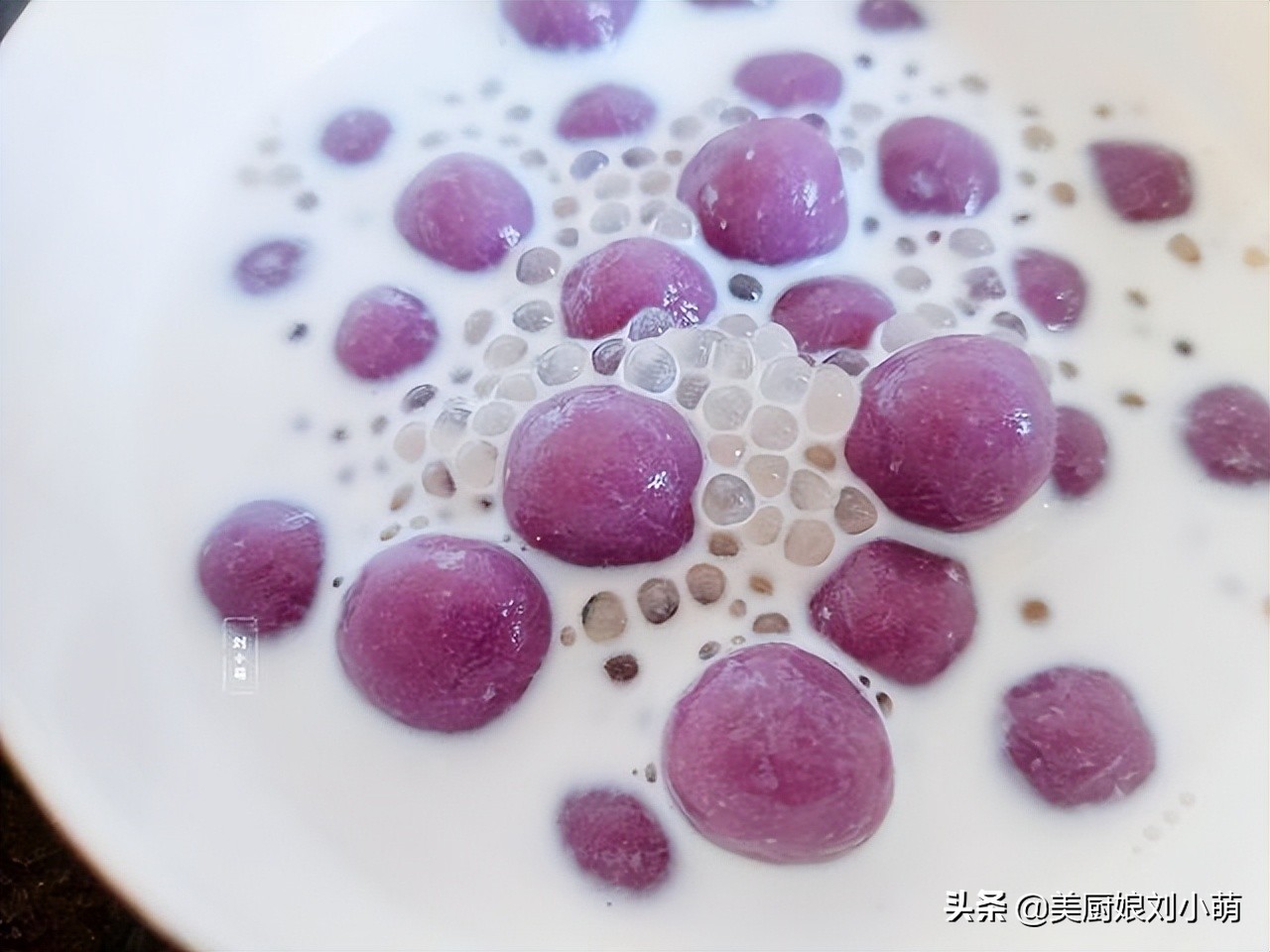 1个紫薯1碗西米教你秘制小糕点,紫薯西米最正宗的做法