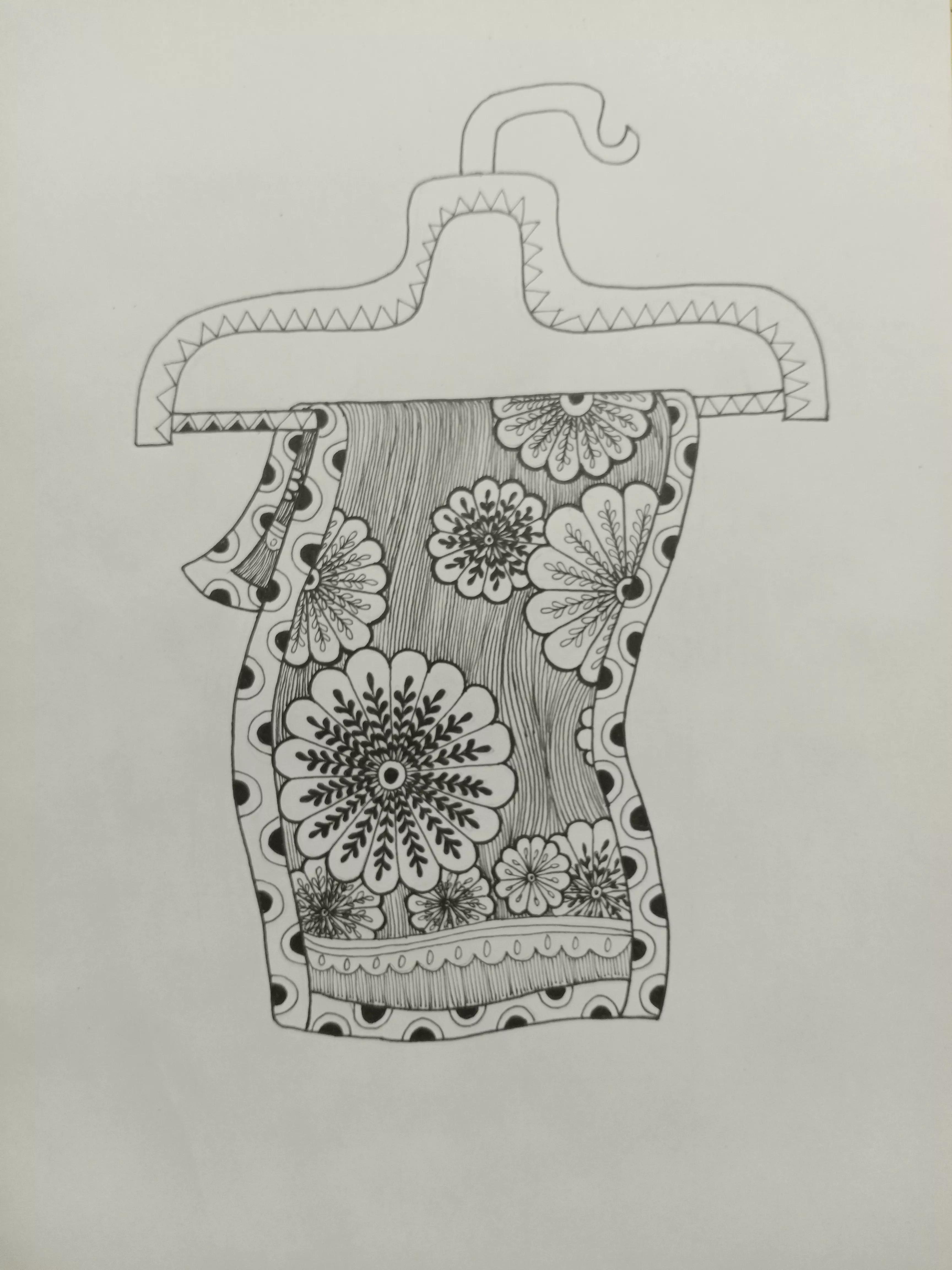 线描画绘画教程,毛巾绘画教程