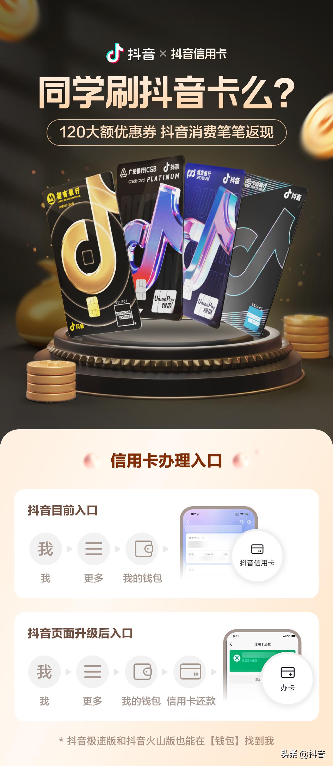 抖音联名卡有什么优惠 (抖音联名卡终身免年费)