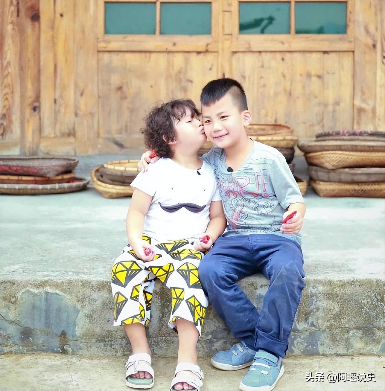 爸爸去哪儿12岁康康身高,爸爸去哪儿第一季石头天天