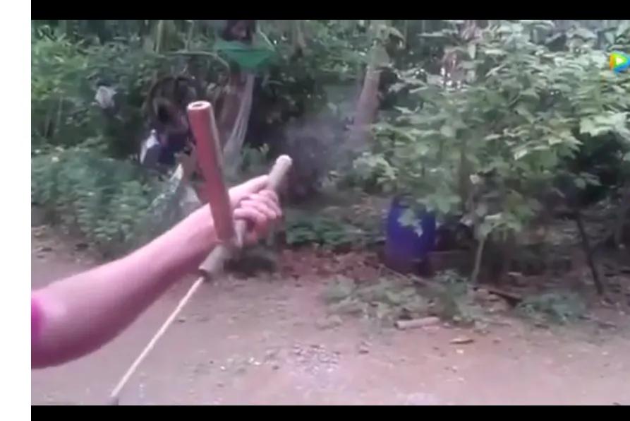 儿时回忆火药枪,儿时的回忆竹枪