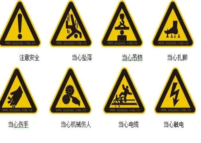 认识安全标志,建筑安全标志标识图片