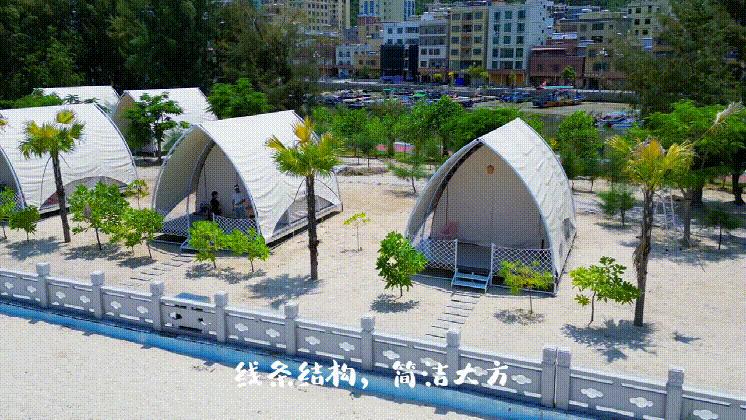 惠州旅游巽寮湾酒店,惠州巽寮湾双鱼岛帐篷