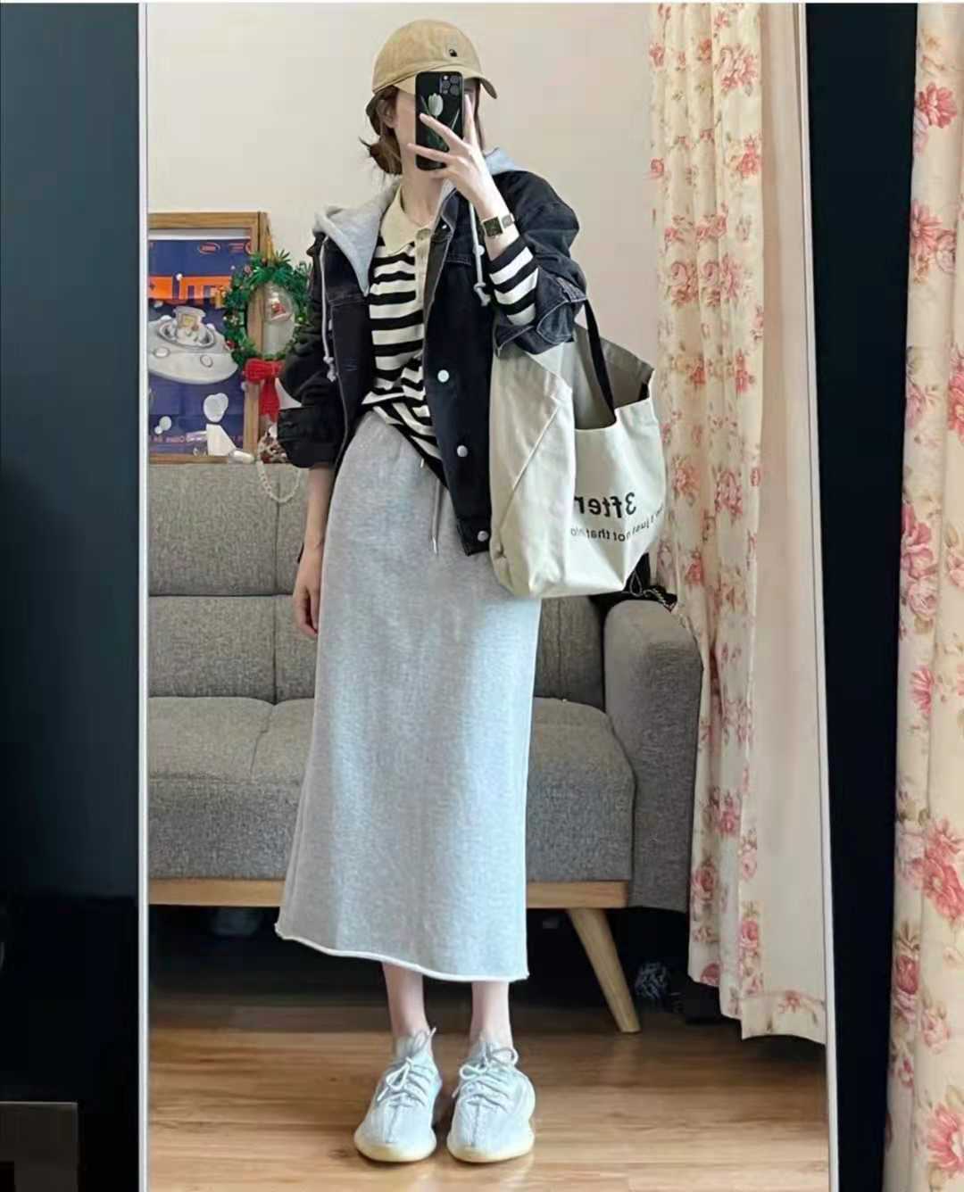 中长风衣款牛仔外套怎么搭配好看,短款薄春天休闲风衣外套怎么搭配