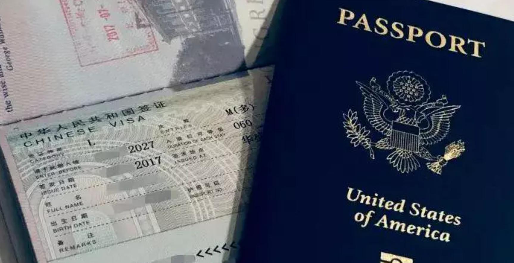 美国对华签证最新消息,美公民对华签证费