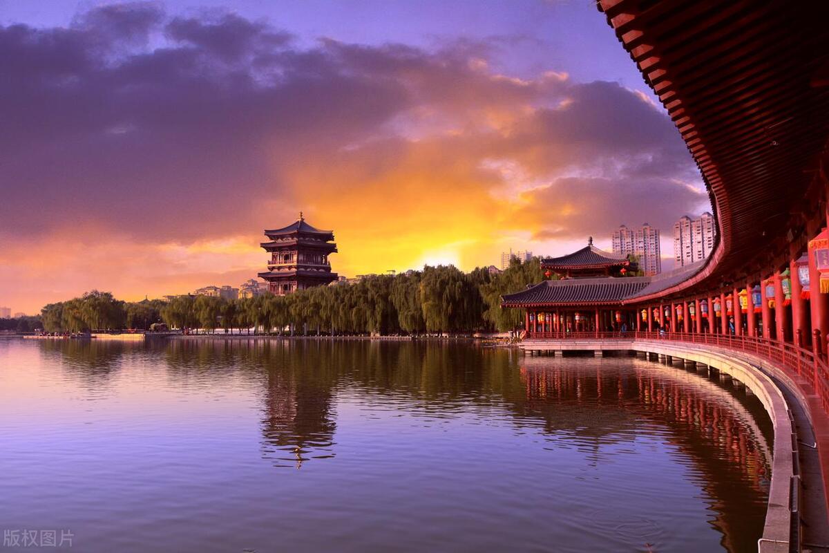 大唐芙蓉园塔图片,大唐芙蓉园古建筑图片