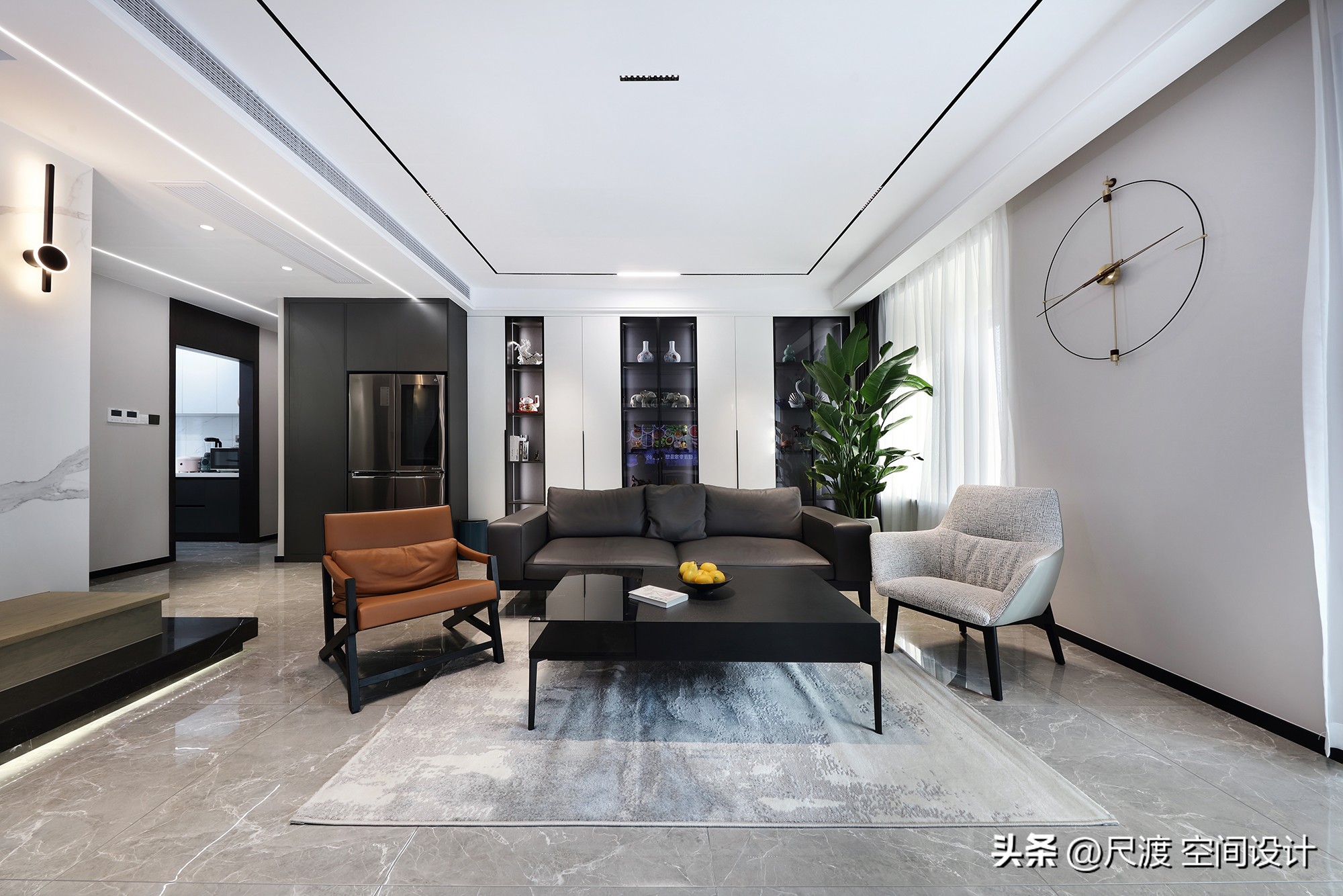 经典的黑白灰风格,高级耐看的极简黑白灰