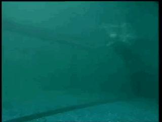 仰泳换自由泳的切换分解动作图解,混合泳仰泳后滚翻动作要领