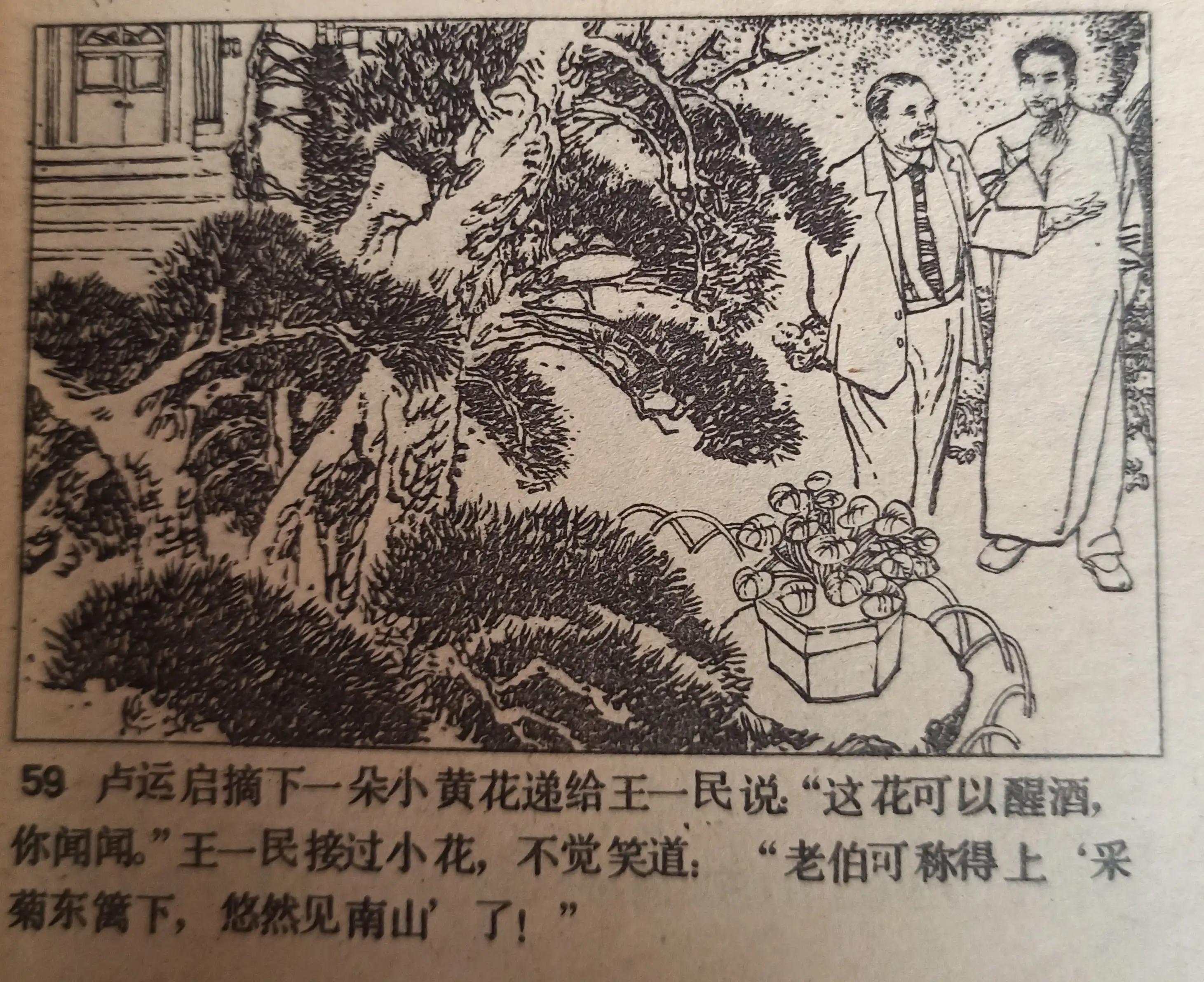 连环画夜幕,50幅彩绘连环画