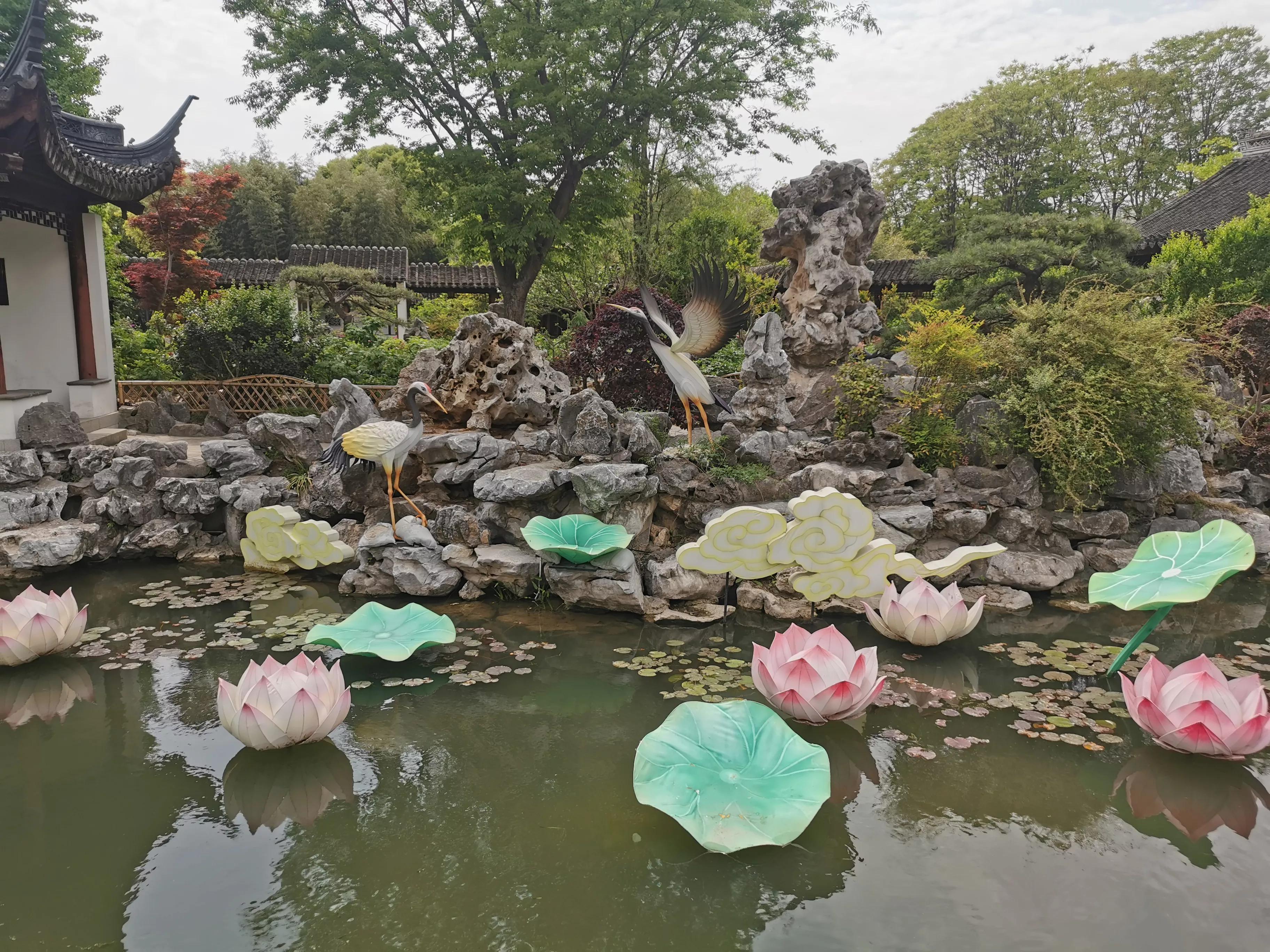 上海园林古猗园,上海古猗园留下美丽景色