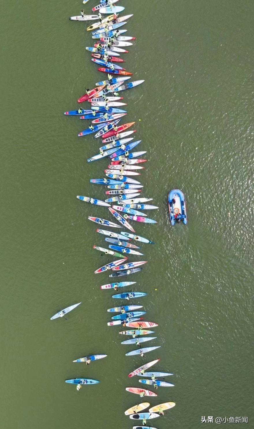 2023全国桨板公开赛常熟直播,常熟琴湖溪里皮划艇比赛