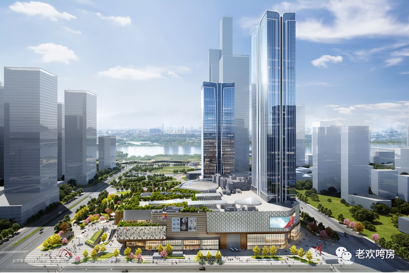 1.5W上车武昌内环滨江！自带16万方天街+超级TOD，小户型限量供应