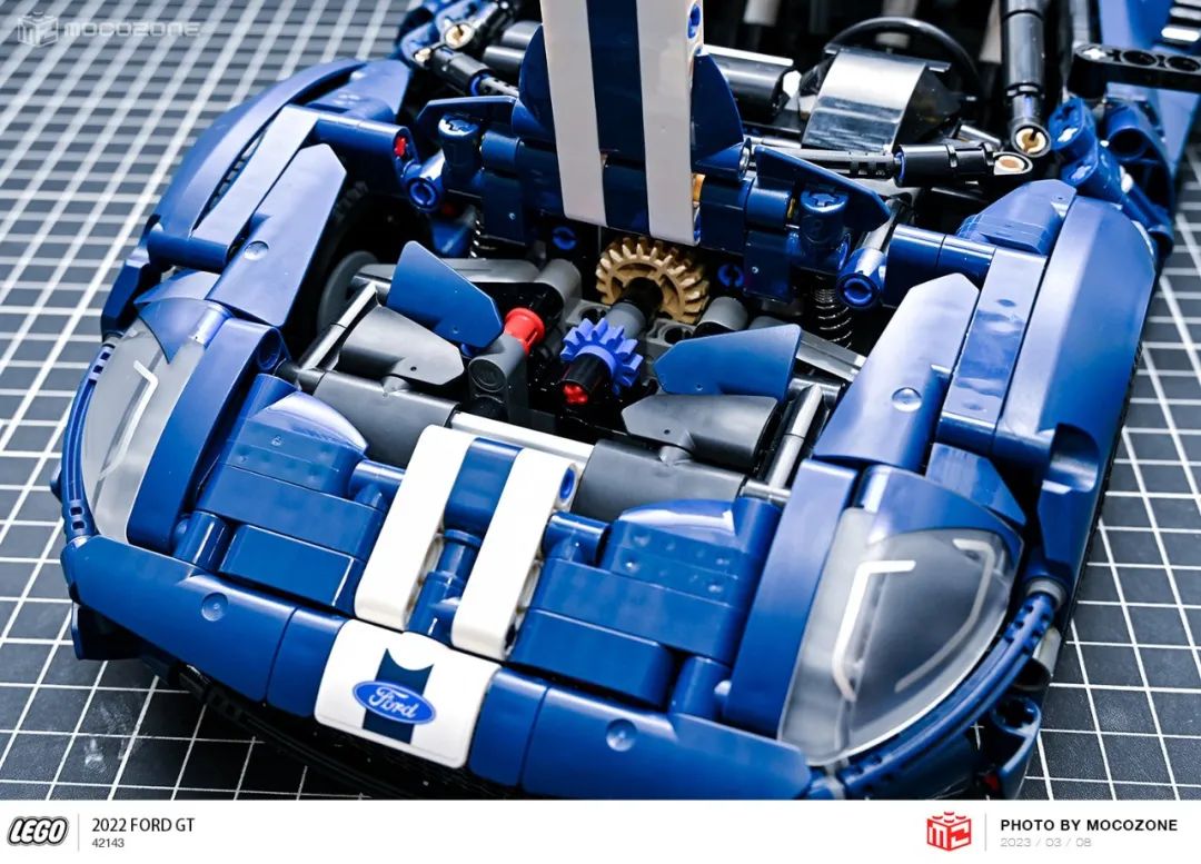 乐高积木福特gt跑车,福特gt2022