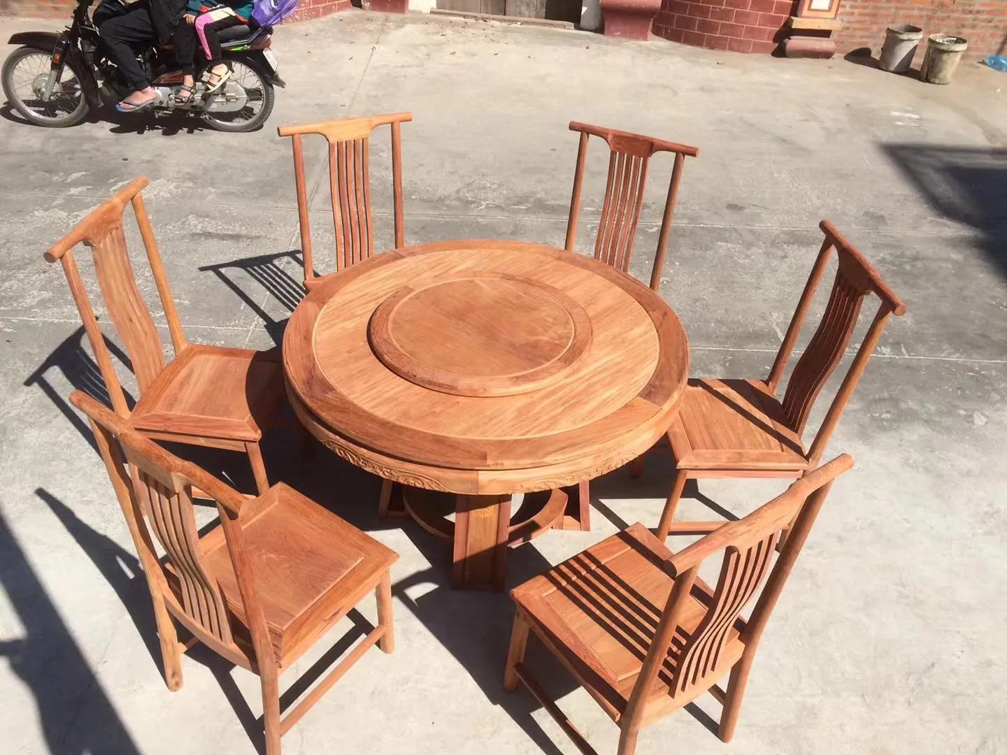 缅甸花梨圆餐桌为什么比较贵,缅甸花梨圆餐桌椅的价格