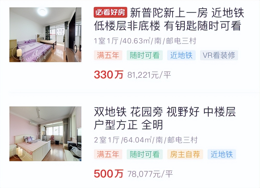 板块二手房分析,普陀区最值得买的板块