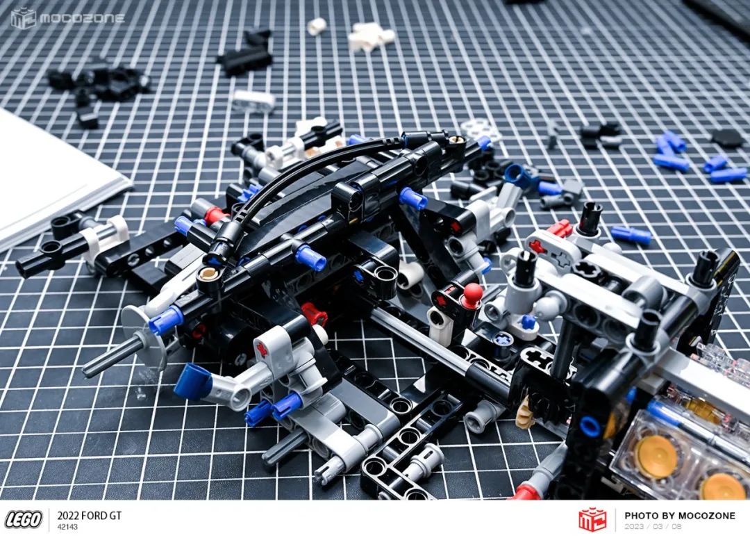 乐高积木福特gt跑车,福特gt2022