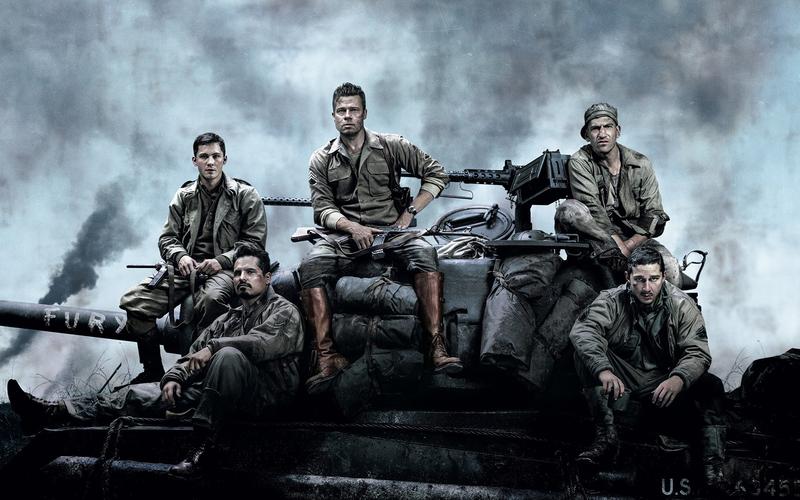 战争电影狂怒海报,战争电影狂怒