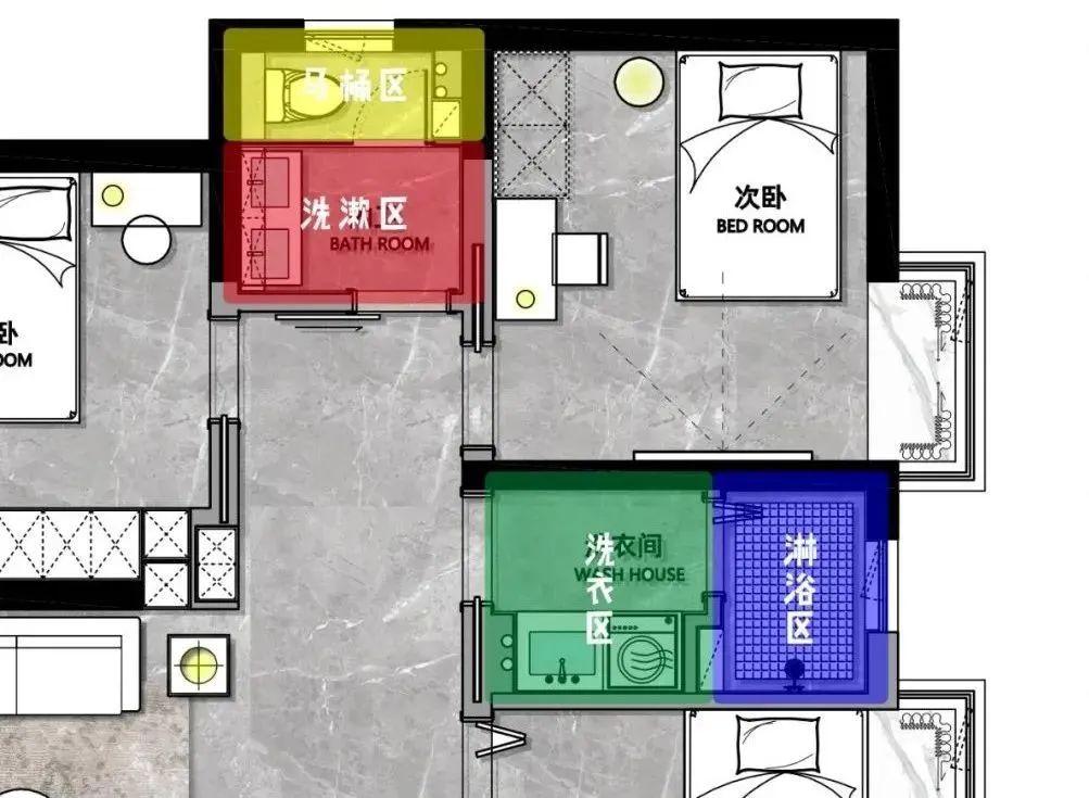 卫生间舒适布置图片,小卫生间怎么设计最好看实用