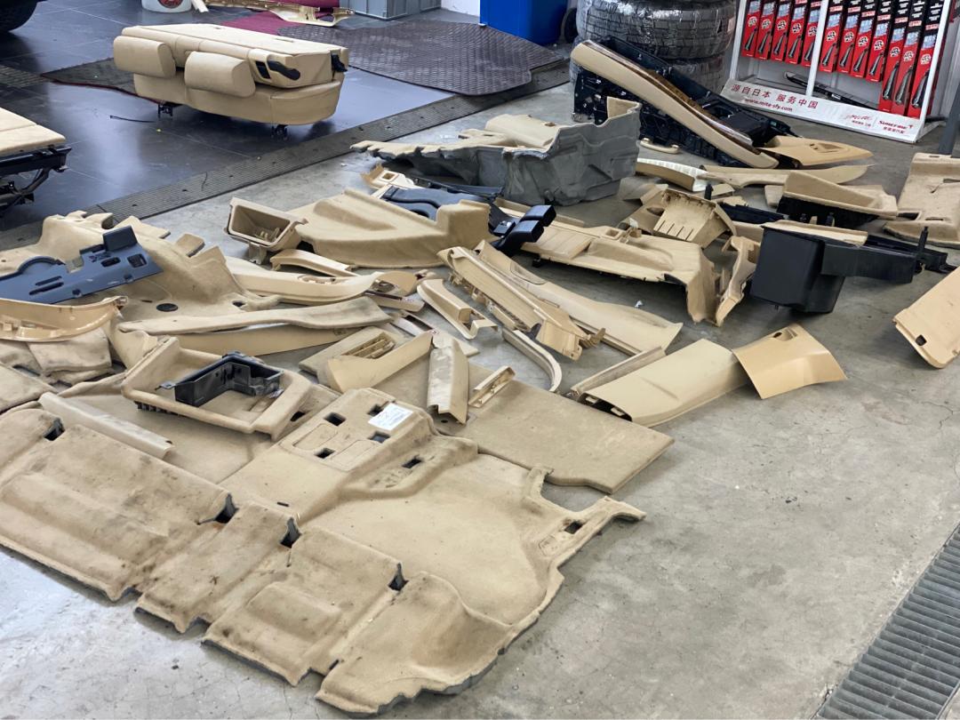 翻新整备一台老x5,翻新08年x5