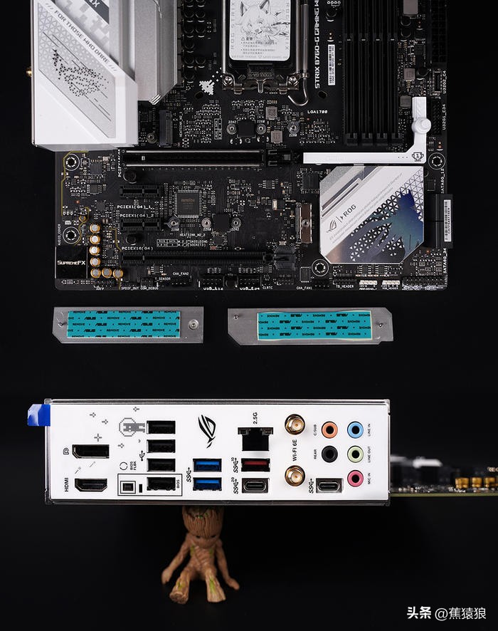 代码36KROGB760-GTUF4070TI，简约黑白调AKLLAA6MMATX机箱装机秀