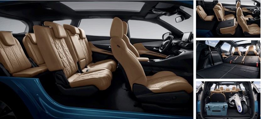 标致5008第三排座椅安装,标致5008后排座椅全平改装