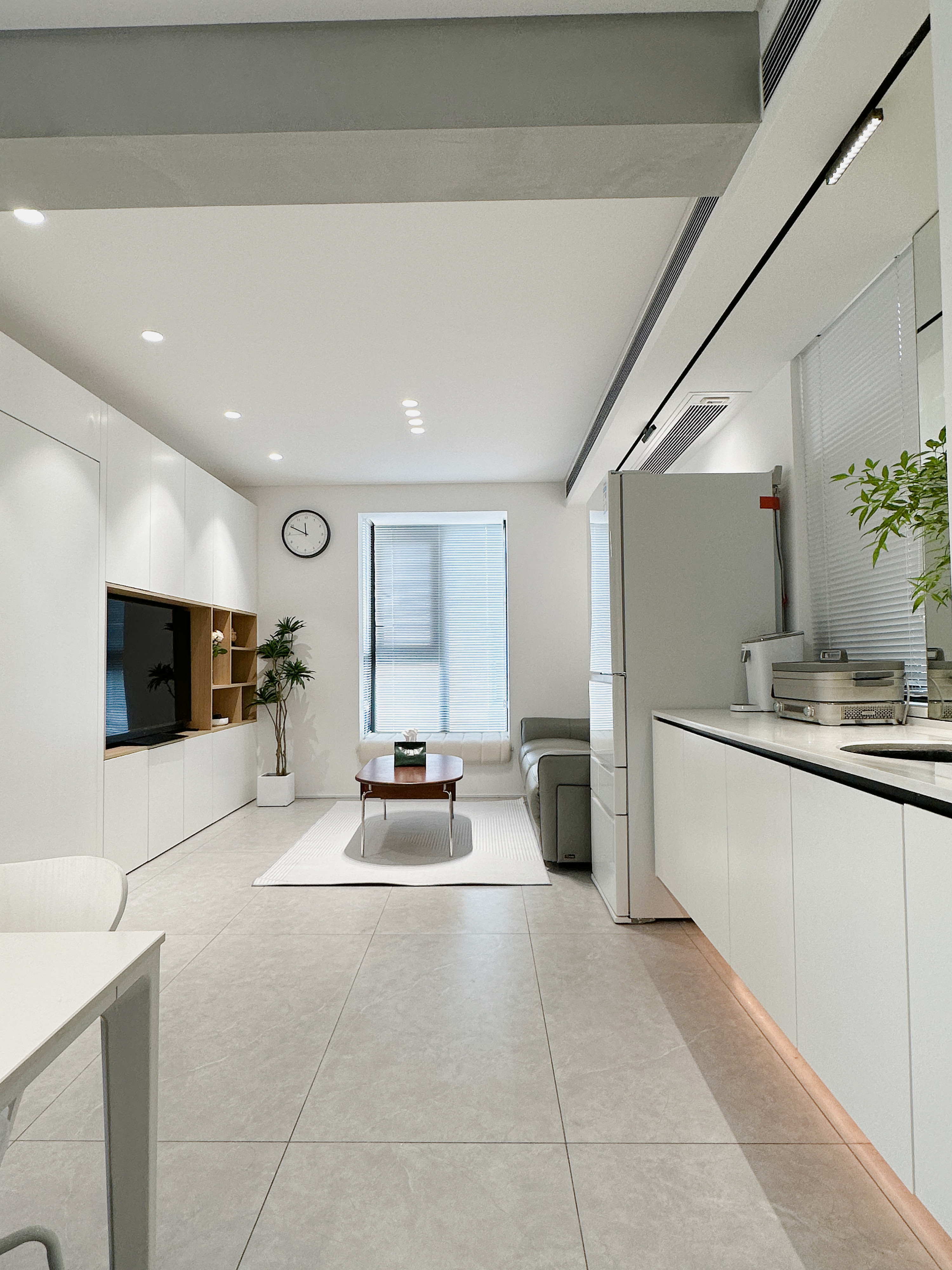 极简家配晴空白色冰箱真的yyds！皮薄馅大超好用