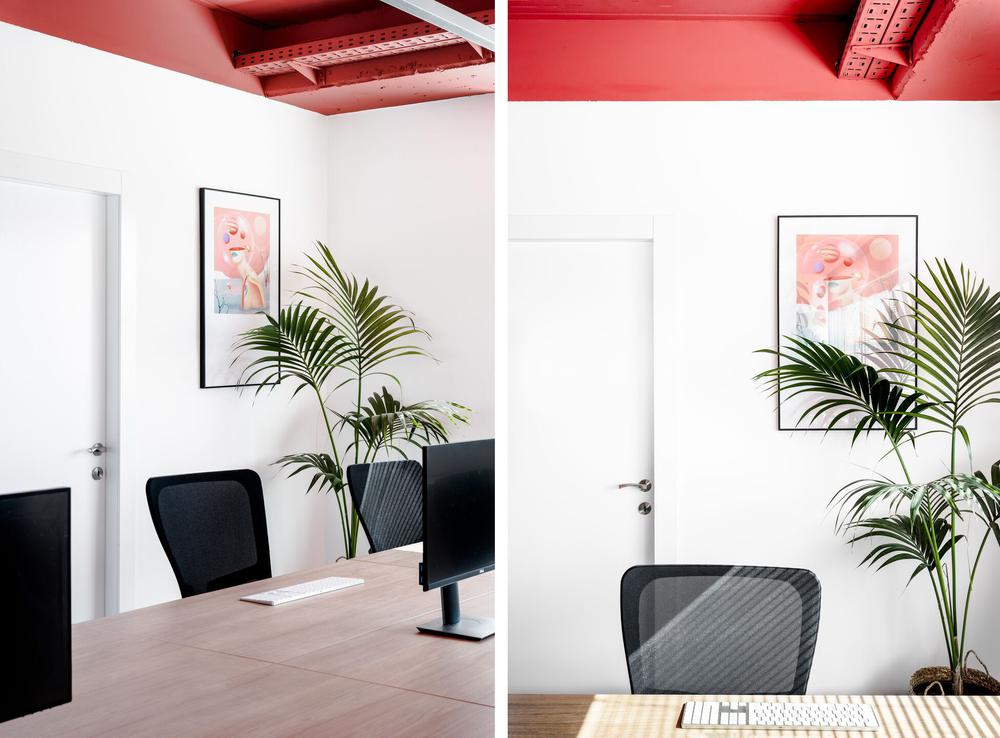 玫粉工业风Bazaart百色特特拉维夫办公设计欣赏