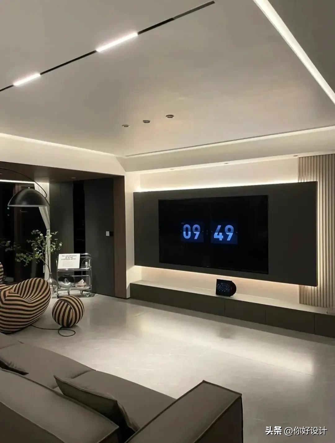 三十款电视背景墙设计,三十平大客厅电视背景墙