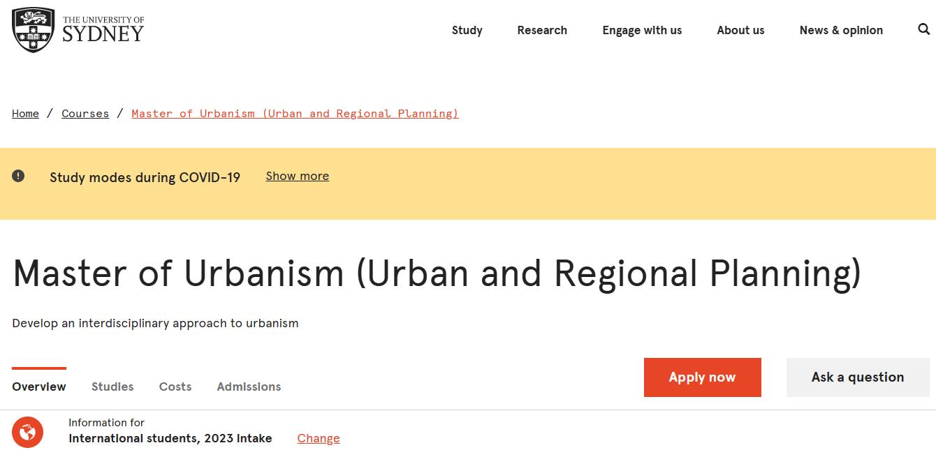 悉尼大学法学院硕士申请条件,悉尼大学建筑设计硕士靠自己学吗