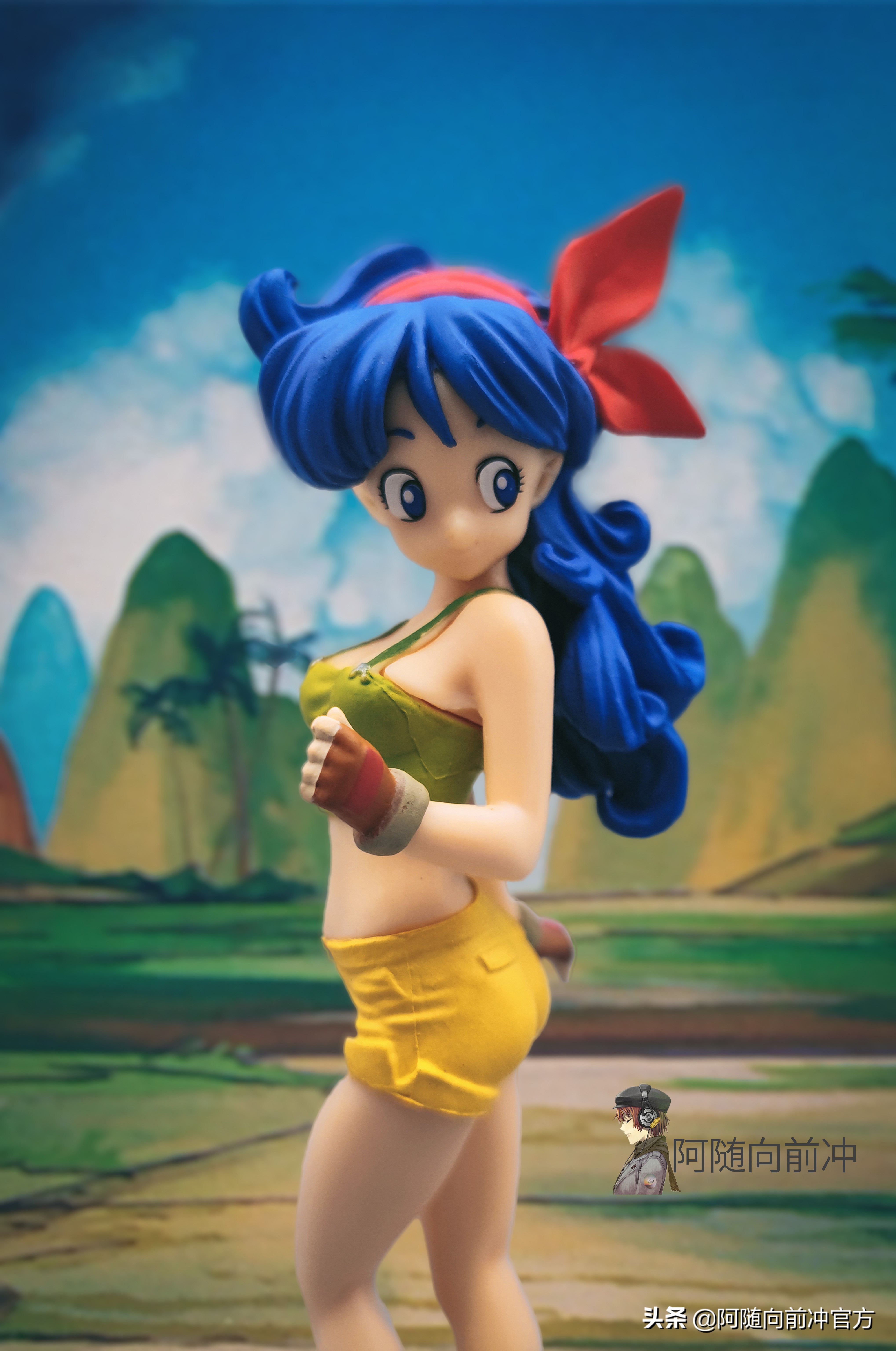 龙珠手办兰琪闪耀图,七龙珠金发版兰琪手办开箱