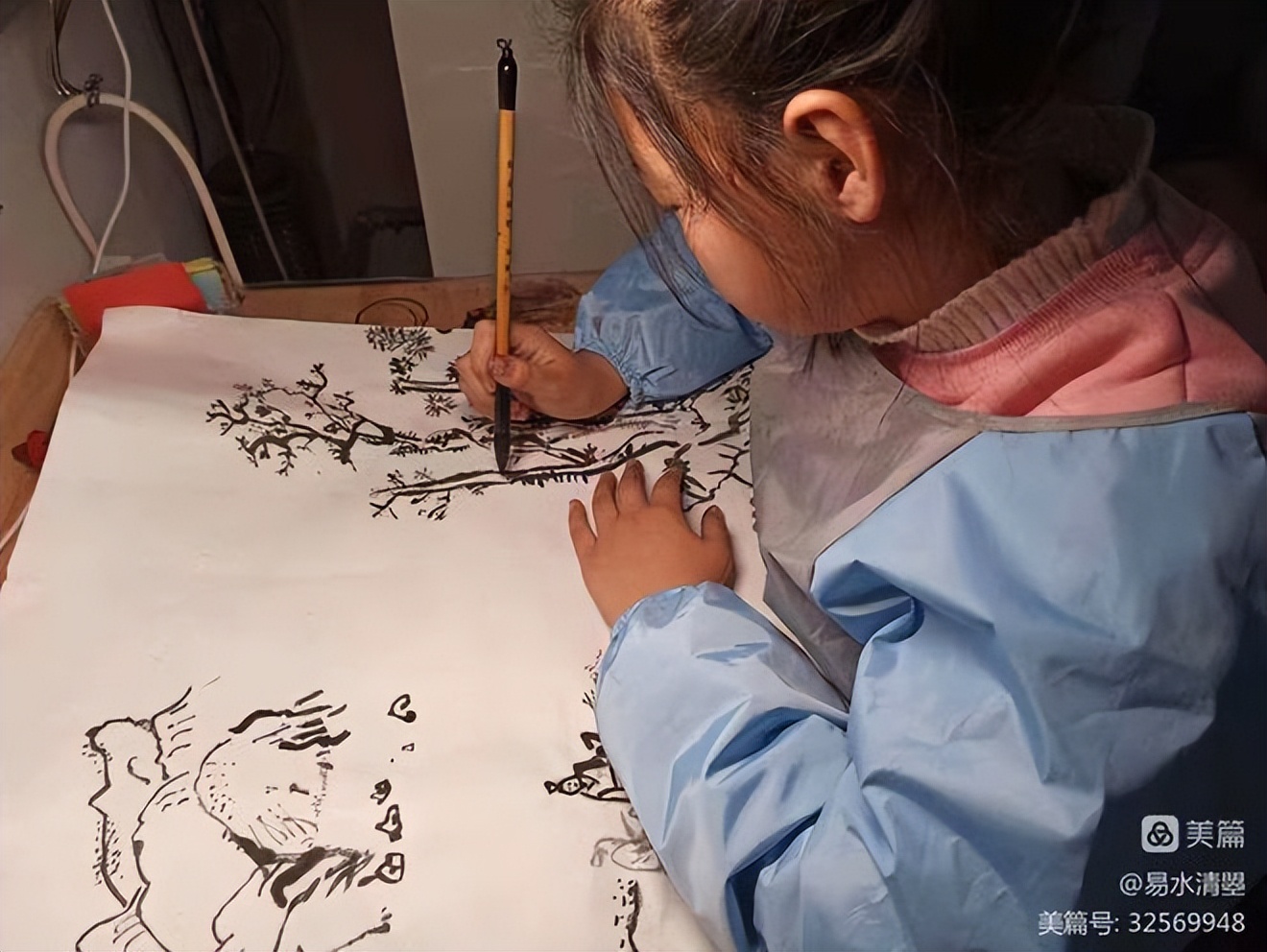 易水书画工作室部分小画家网课花絮
