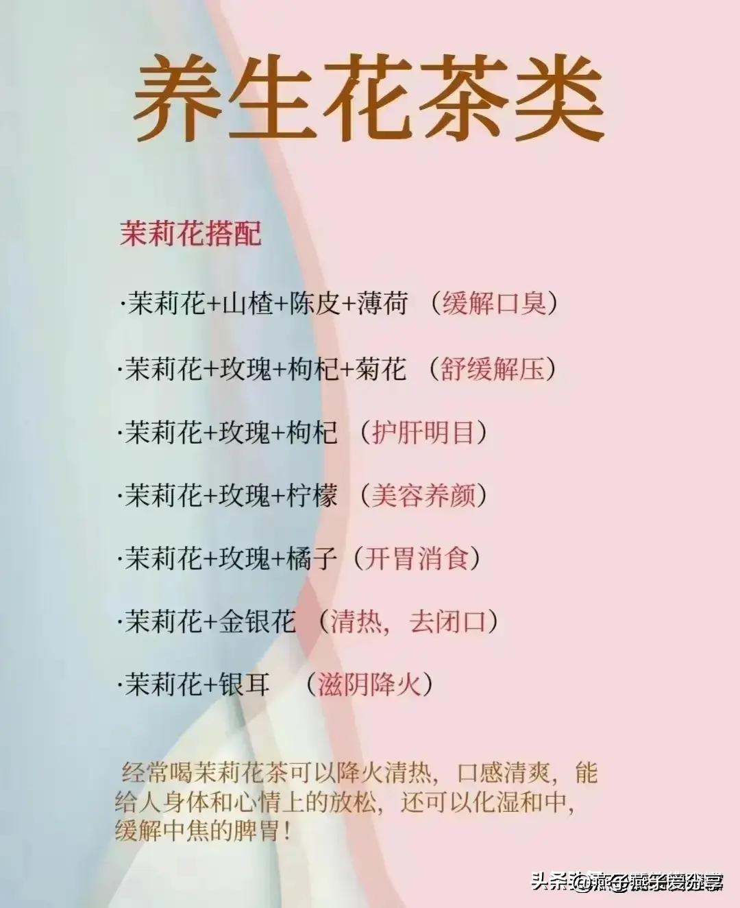 终于有人把“适合女生喝的茶”，整理出来了，建议收藏！