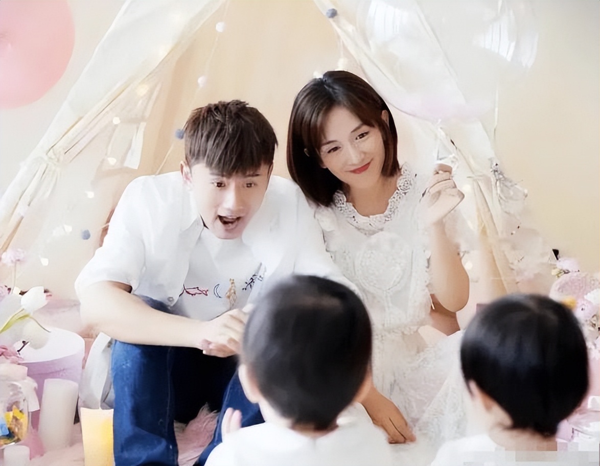 他超爱！张杰为谢娜庆42岁生日，女儿化身小话痨，打码称呼引争议